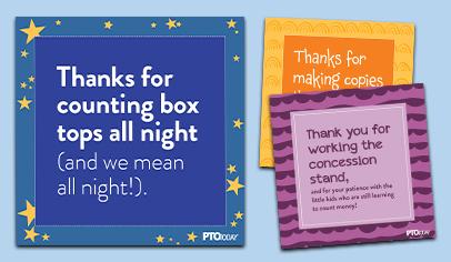 Thank-You Cards for School Volunteers