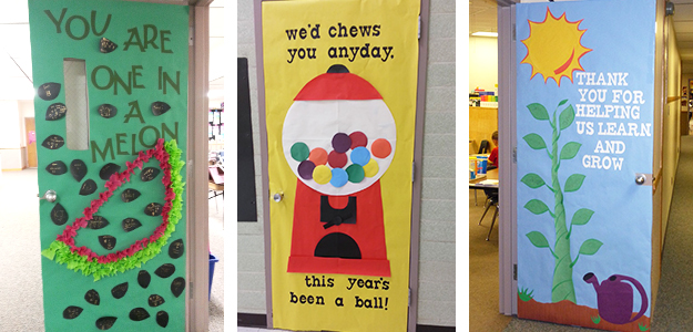 Teacher appreciation door decorating ideas - group 4