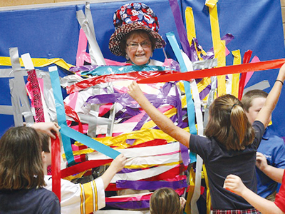 Fun principal incentives to motivate students: duct-taped to the wall