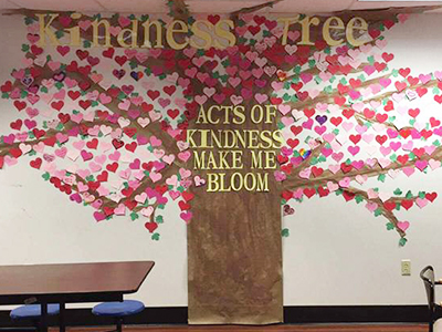 Tree of kindness display