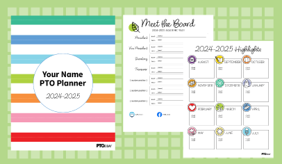  PTO & PTA School Year Planner (Free Printable)