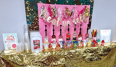 Shop This Idea! Teacher Appreciation Hydration Station (Includes Free Printables)